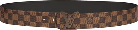 louis vuitton belt brown checkered